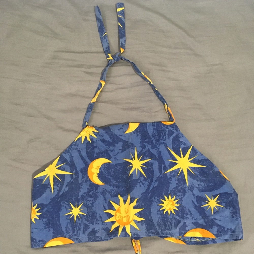 Moon & Star halter crop top